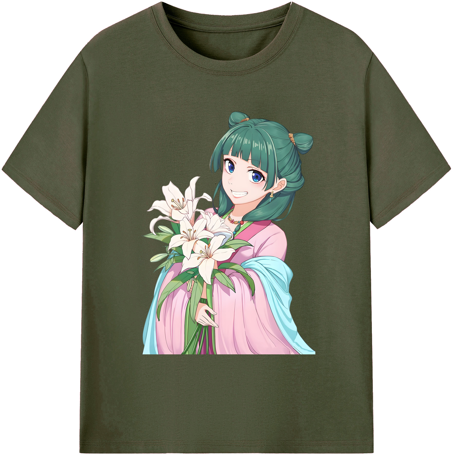 （画像用） 薬屋のひとりごと The Apothecary Diaries 綿100％ メンズ半袖Tシャツ｜肌触りやわらか＆通気性